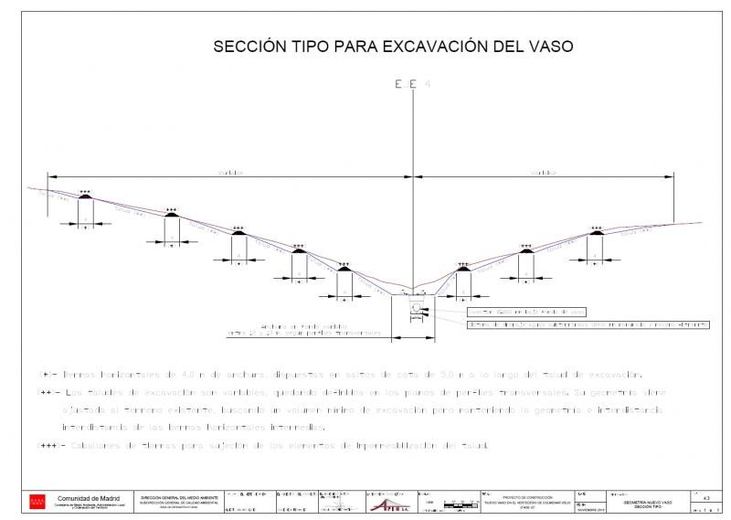 PROYECTO DE CONSTRUCCIÓN DE UN NUEVO VASO EN EL VERTEDERO DE COLMENAR VIEJO FASE V