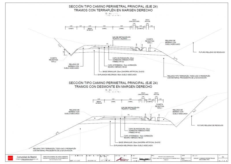 PROYECTO DE CONSTRUCCIÓN DE UN NUEVO VASO EN EL VERTEDERO DE COLMENAR VIEJO FASE V