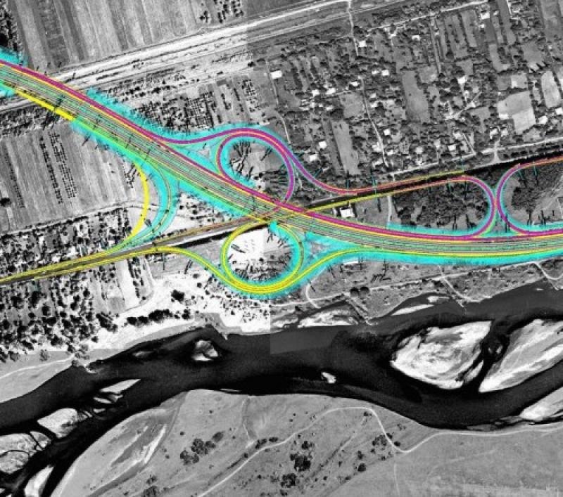 TRAZADO DE LA AUTOPISTA E-60. TRAMO RUISI-RIKOTI (GEORGIA)